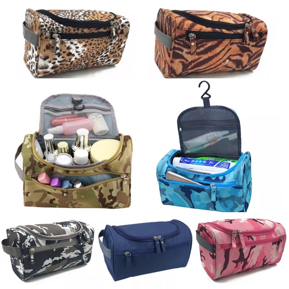 Handbags - His & Her Camo Toiletry Cosmetic Travel Bag